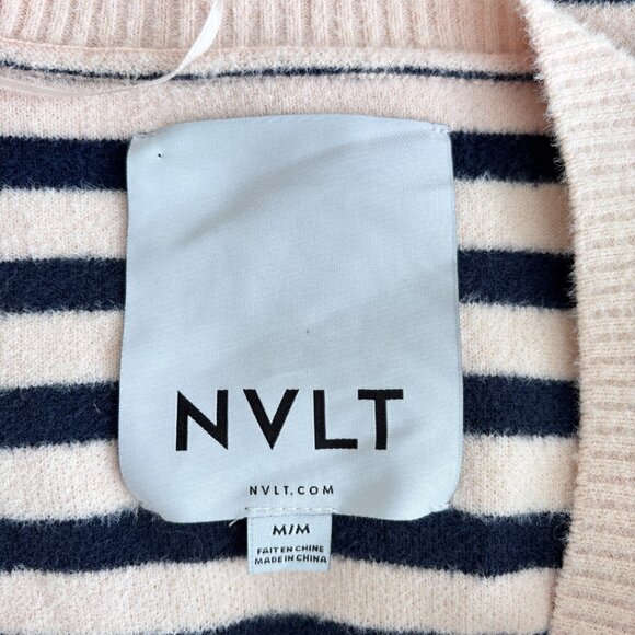 Anthropologie NVLT Striped Sweater Lady Jacket - Picture 6 of 6